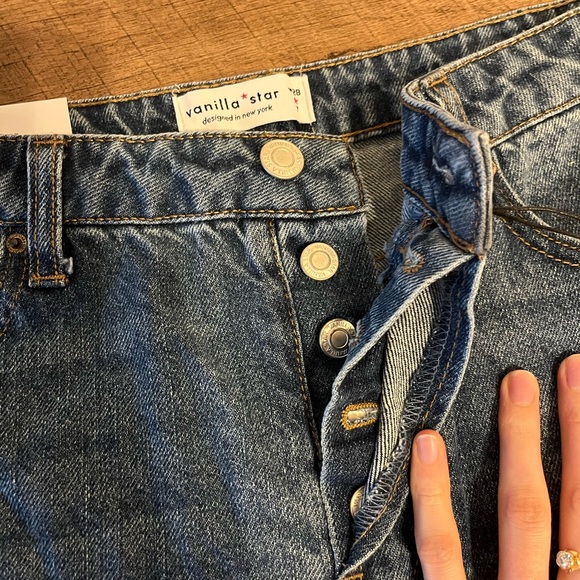 NWT Vanilla Star High Rise Shorts size 28 - Picture 7 of 8